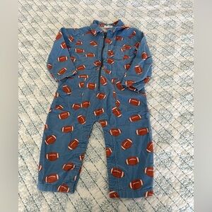 Angel Dear Blue and Orange Football Jumpsuit